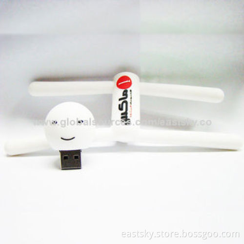 Customized Man-shaped Thumb Drive, Made of Soft PVC Material, OEM Orders Welcomed